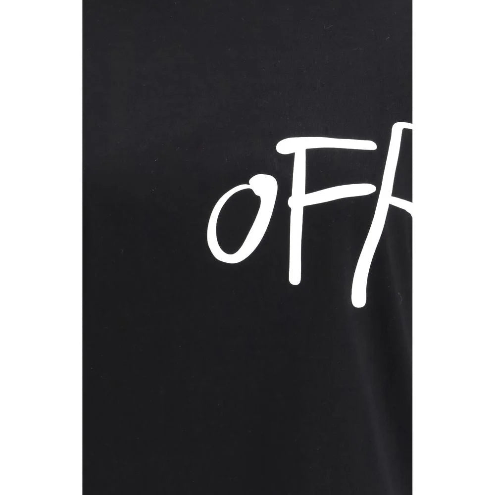 Off-White Black Cotton T-Shirt