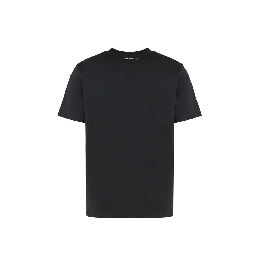 Off-White Black Cotton T-Shirt