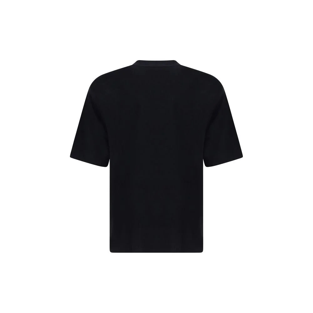 Off-White Black Cotton T-Shirt - S
