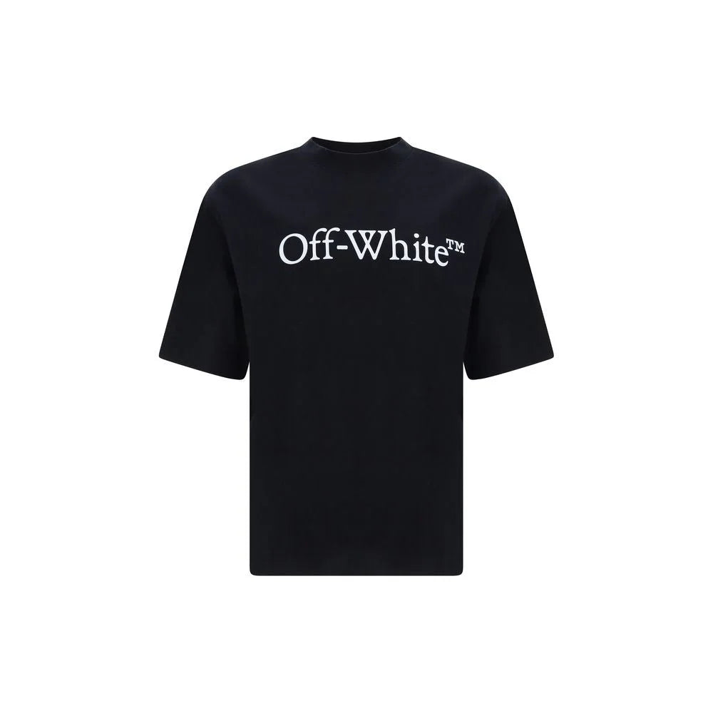 Off-White Black Cotton T-Shirt - S