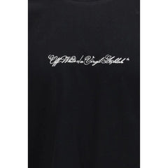 Off-White Schwarzes Baumwoll-T-Shirt - T-Shirts