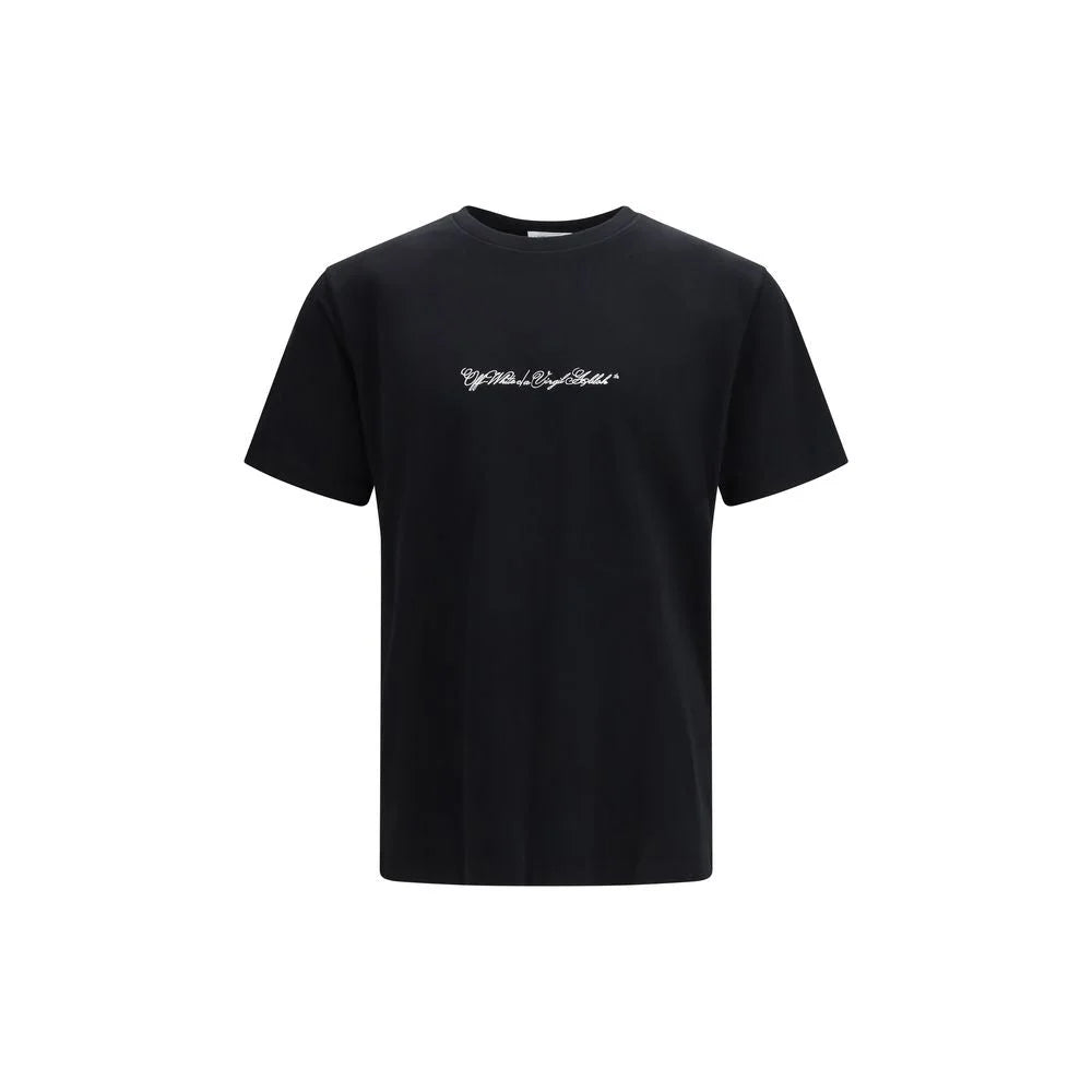 Off-White Schwarzes Baumwoll-T-Shirt - T-Shirts