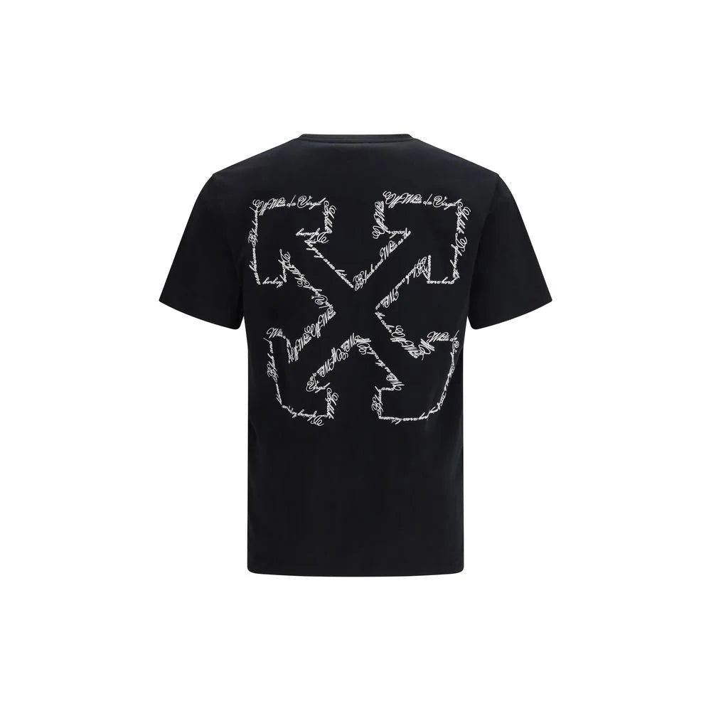 Off-White Schwarzes Baumwoll-T-Shirt - T-Shirts