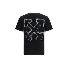 Off-White Schwarzes Baumwoll-T-Shirt - T-Shirts