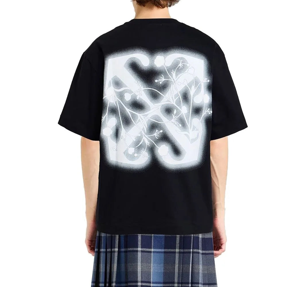 Off-White Black Cotton T-Shirt - XS