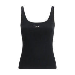 Off-White Black Cotton Top