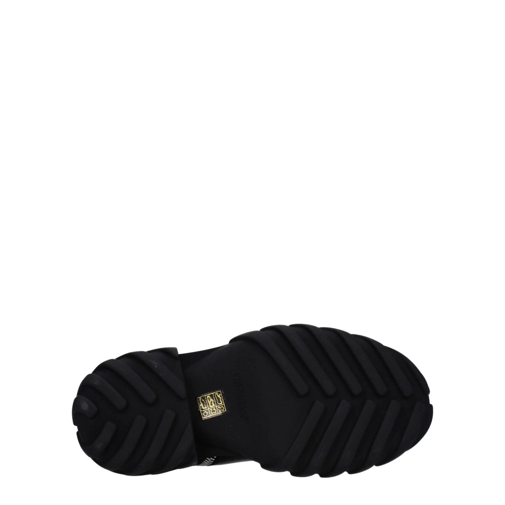 أحذية بوت الكاحل الجلدية السوداء من Off-White