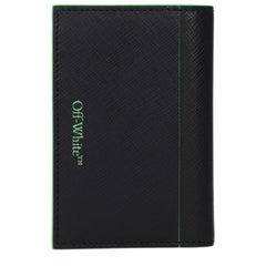 Off-White Black Leather Cardholders