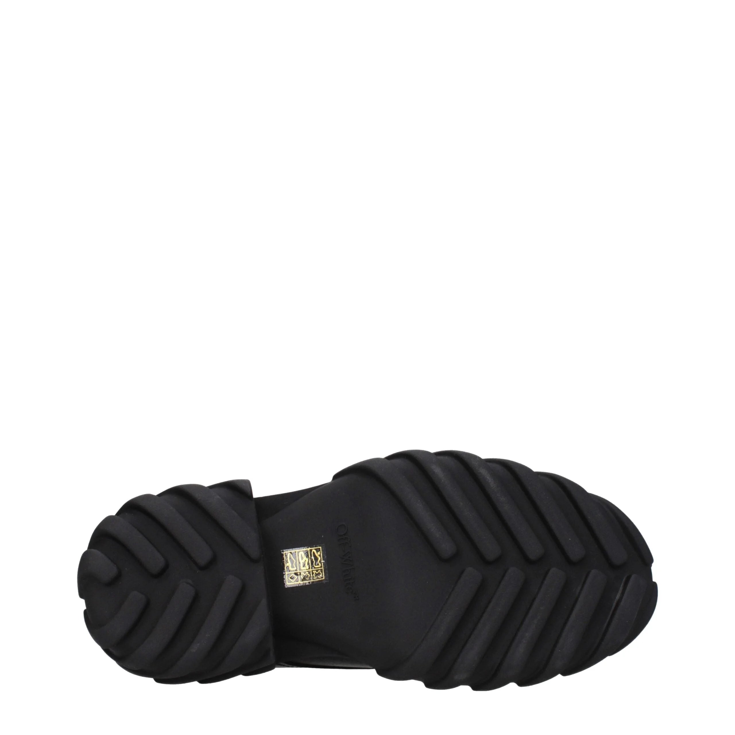 Off-White Black Leather Oxfords And Derbies - EU42/US9