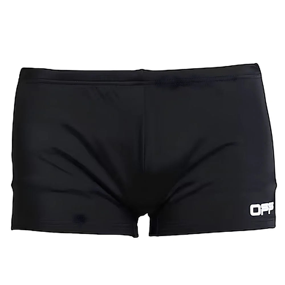 Off-White Black Nylon Men’s Swim Trunk - L - Swim Boxers