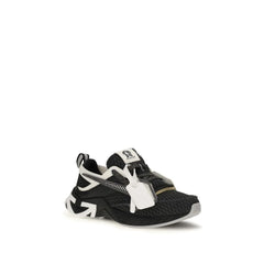 Off-White Black Polyester Athletic Sneakers