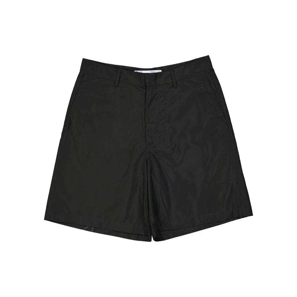 Off-White Black Polyester Short And Mini Shorts - M