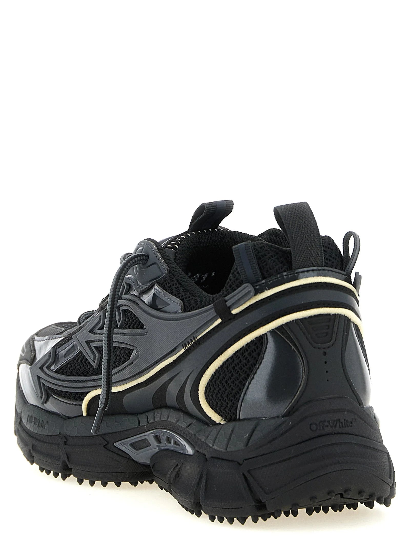 Off-White Black Polyethylene Athletic Sneakers
