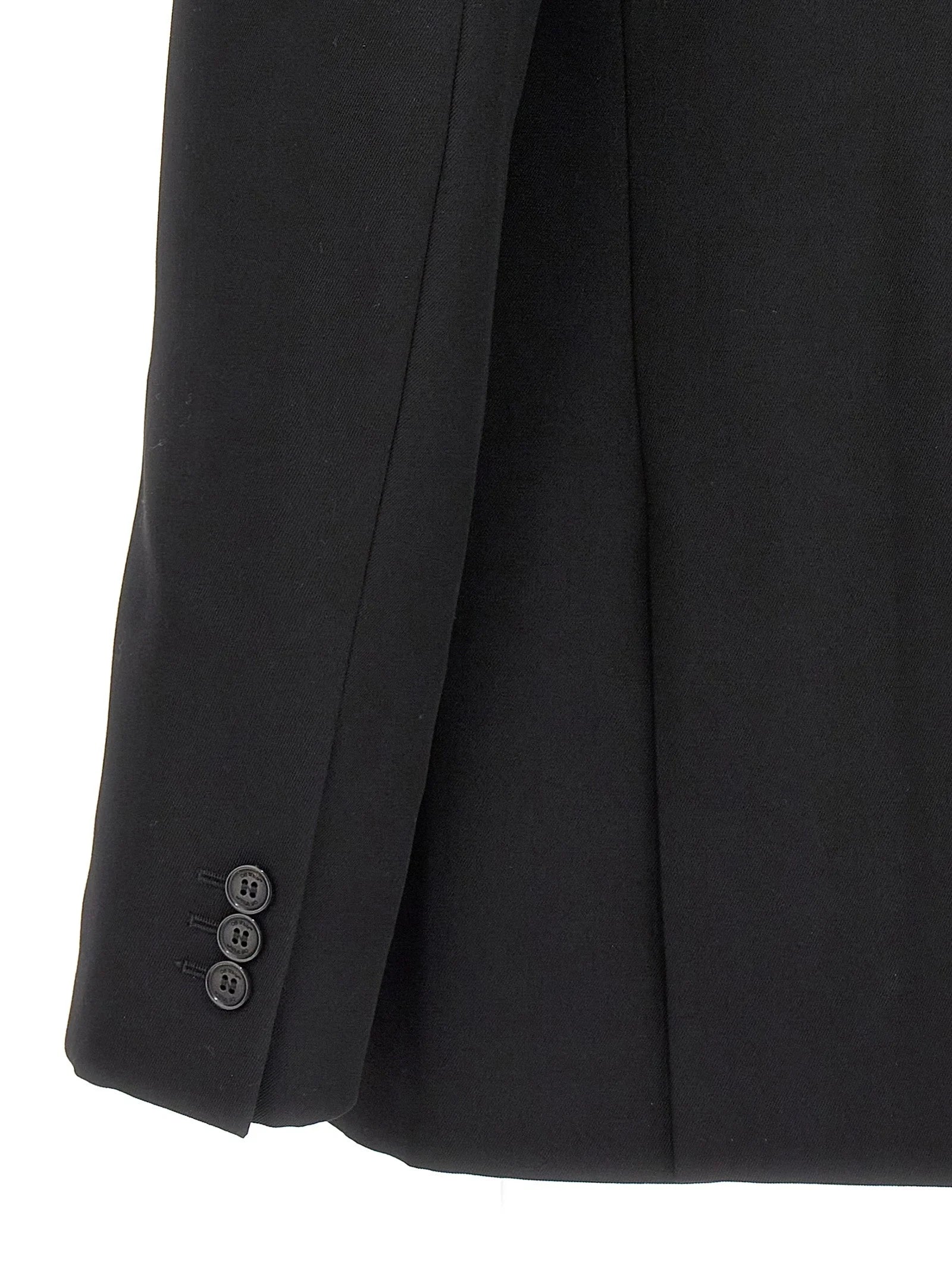 Off-White Black Virgin Wool Blazer