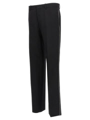 Off-White Black Virgin Wool Dress Pants