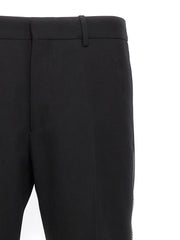 Off-White Black Virgin Wool Dress Pants