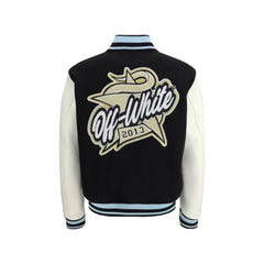 Off-White Black Wool Bomber