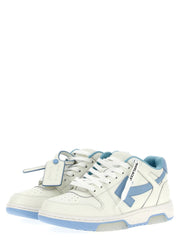 Off-White Blue Bovine Leather Low Top Sneakers - EU42.5/US9.5