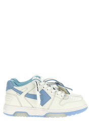 Off-White Blue Bovine Leather Low Top Sneakers - EU42.5/US9.5