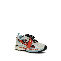 Off-White Blue Calf Leather Bos Taurus Athletic Sneakers - EU42/US9