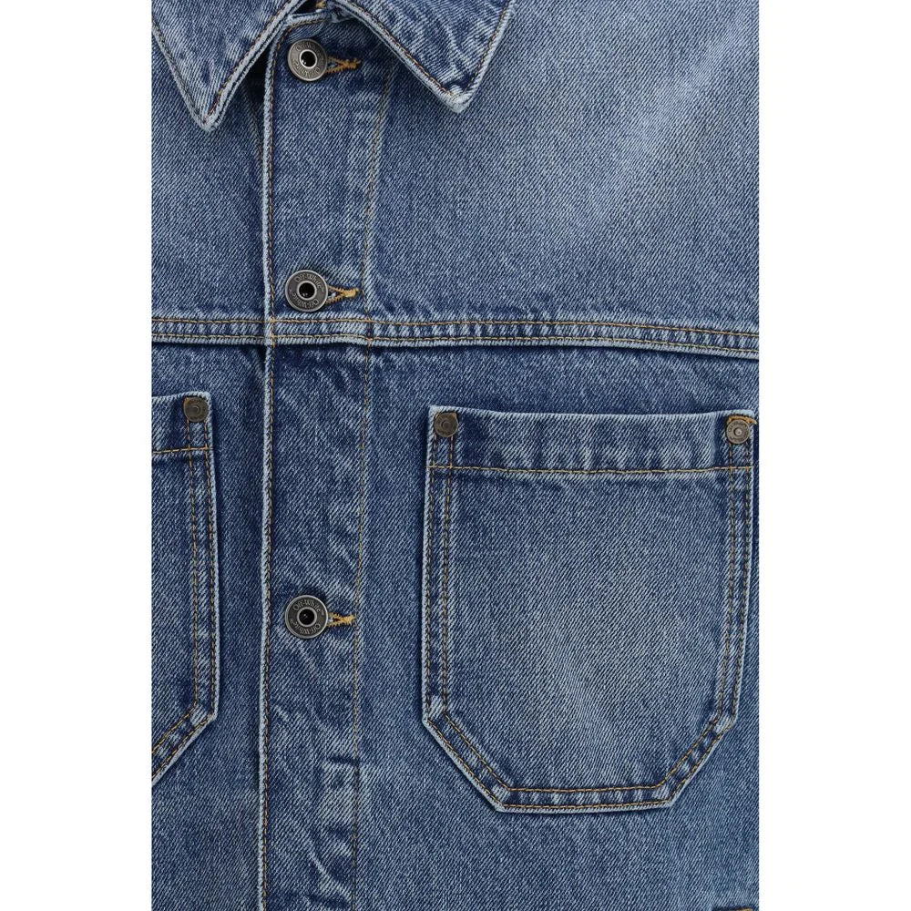 Off-White Blue Cotton Denim Jacket