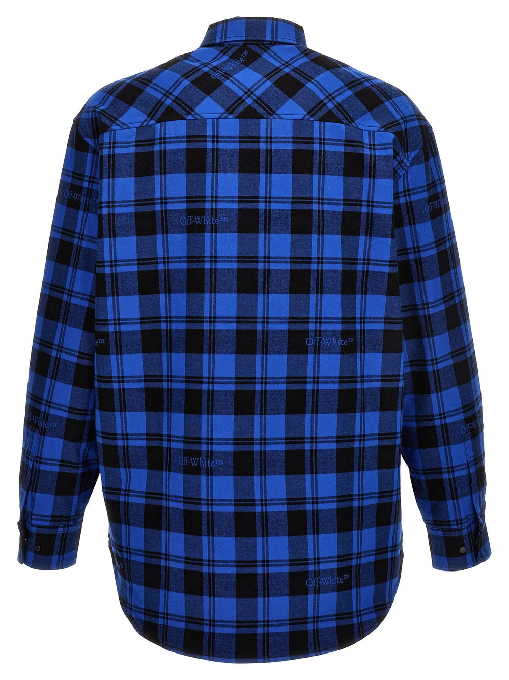Off-White Blue Cotton Shirt