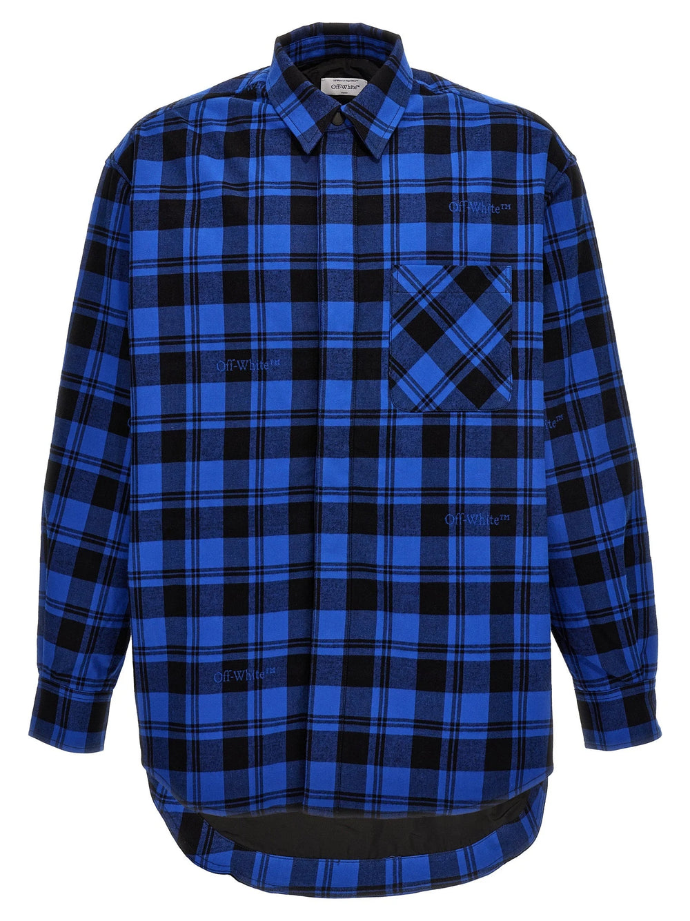 Off-White Blue Cotton Shirt