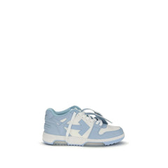 Off-White Blue Polyester Low Top Sneakers - EU42/US9
