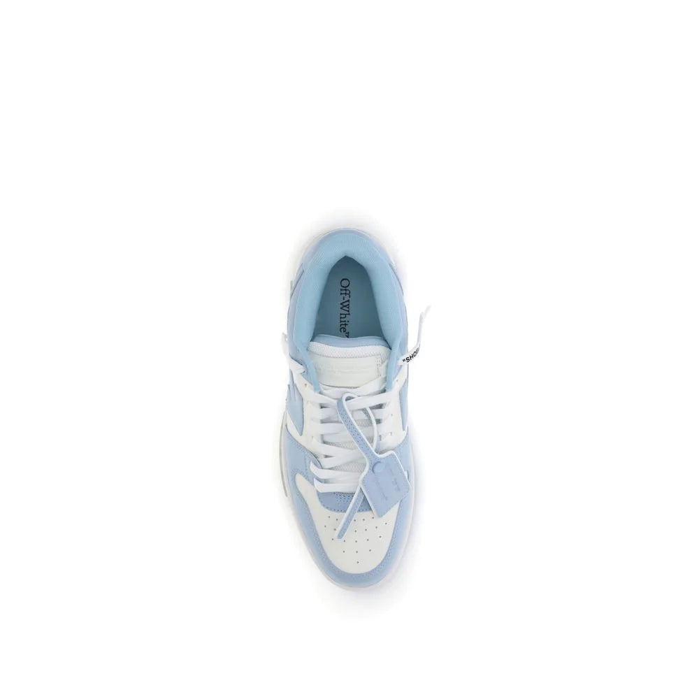 Off-White Blue Polyester Low Top Sneakers - EU42/US9