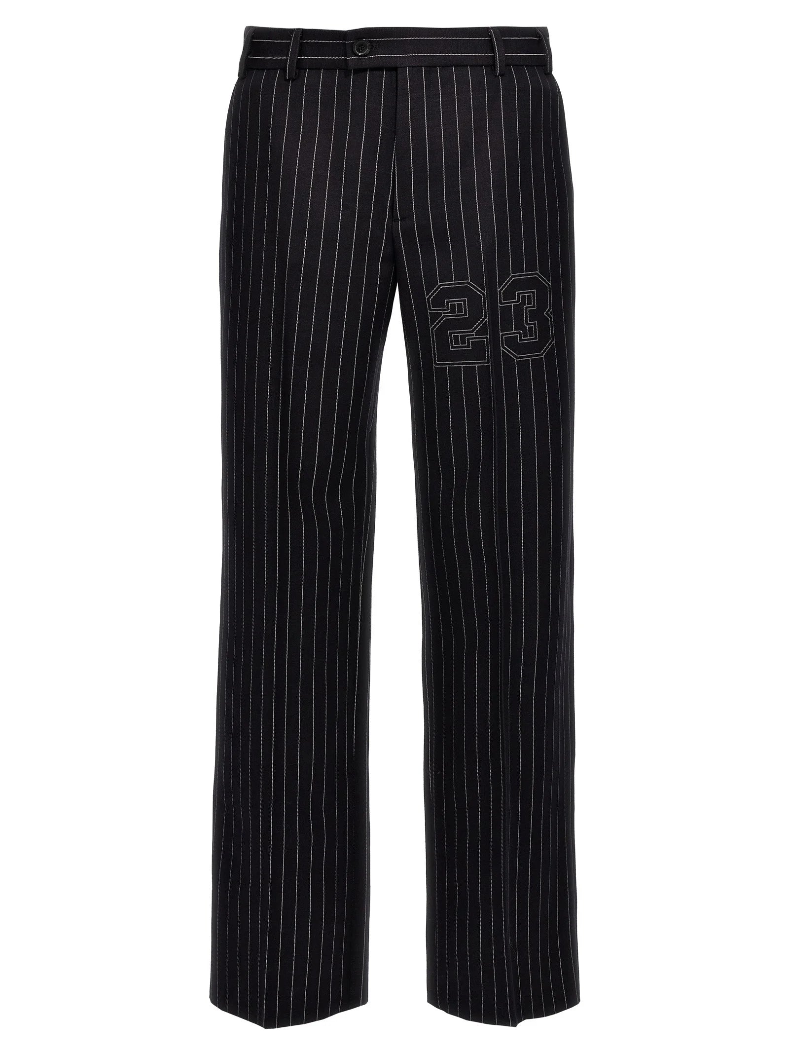 Off-White Blue Wool Dress Pants - 48 | M