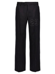 Off-White Blue Wool Dress Pants - 48 | M