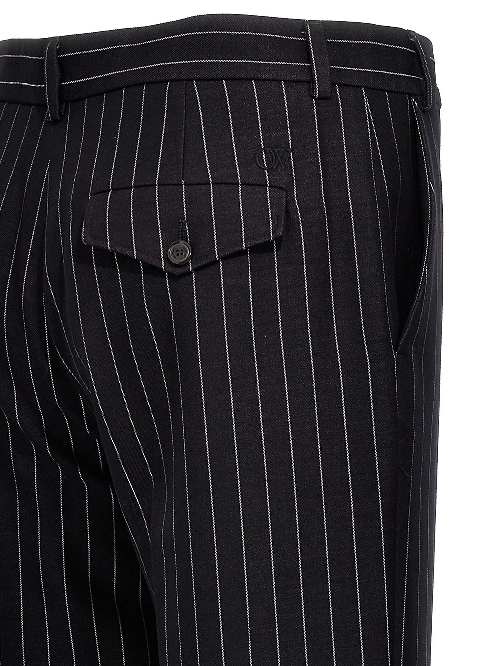 Off-White Blue Wool Dress Pants - 48 | M