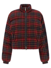 Off-White Bordeaux Cotton Full-Length Jacket - IT38