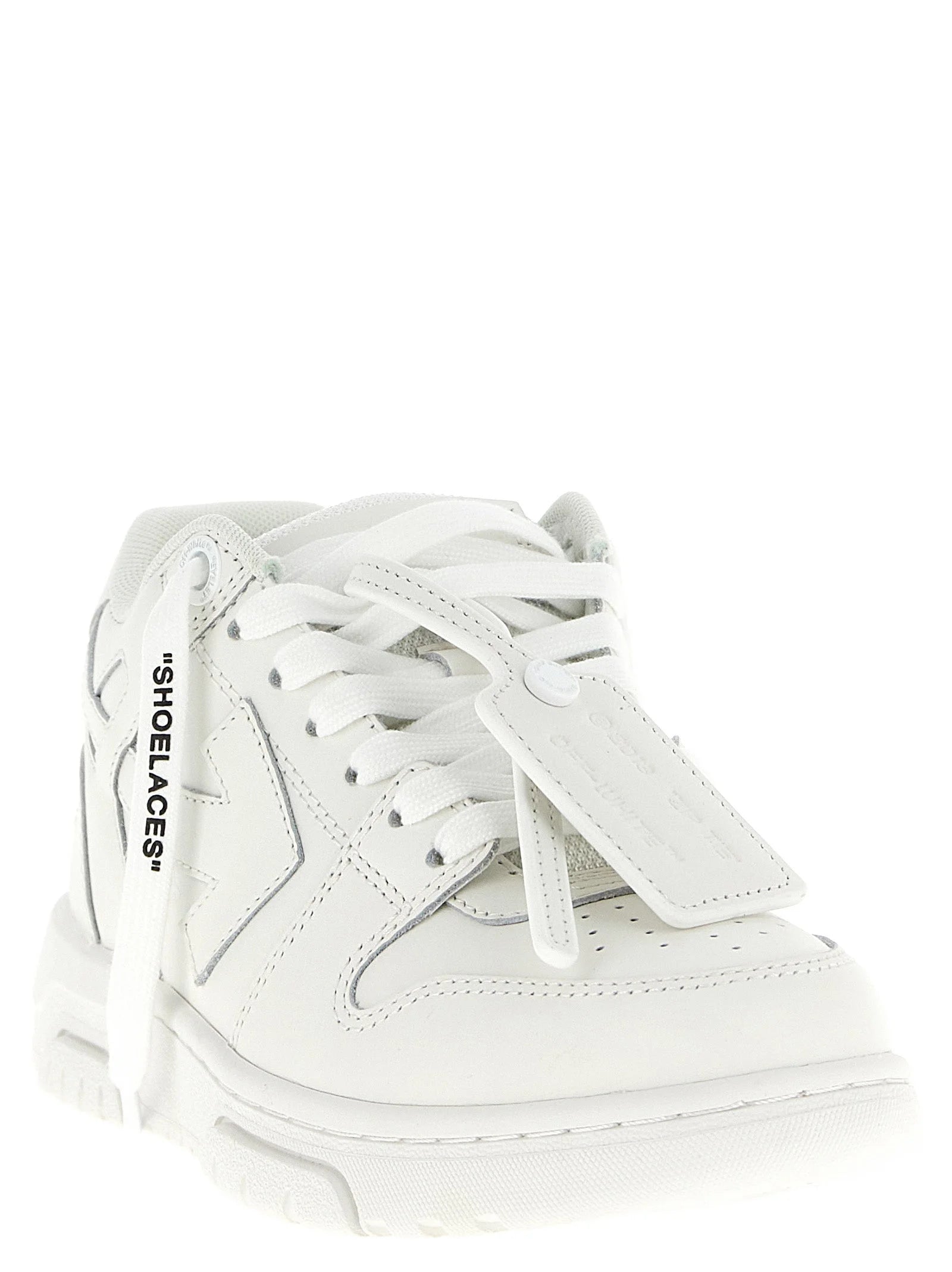 Off-White White Bovine Leather Sneakers - EU35/US5