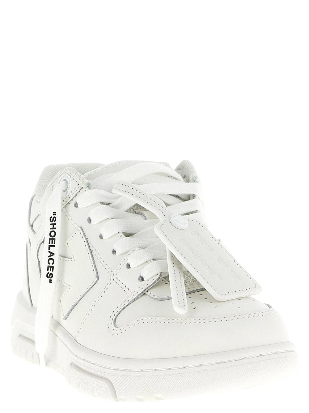 Off-White White Bovine Leather Sneakers - EU35/US5