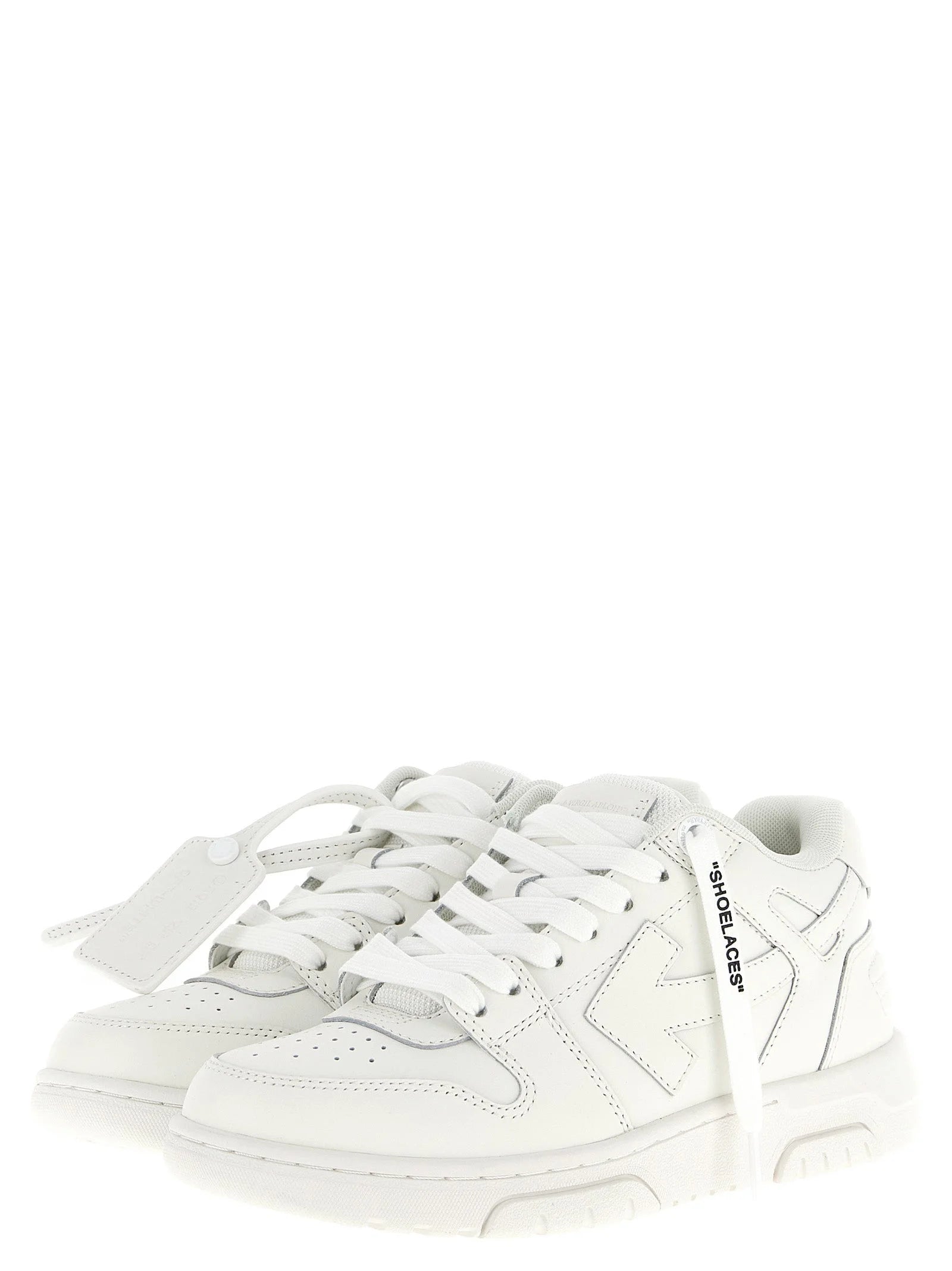 Off-White White Bovine Leather Sneakers - EU35/US5