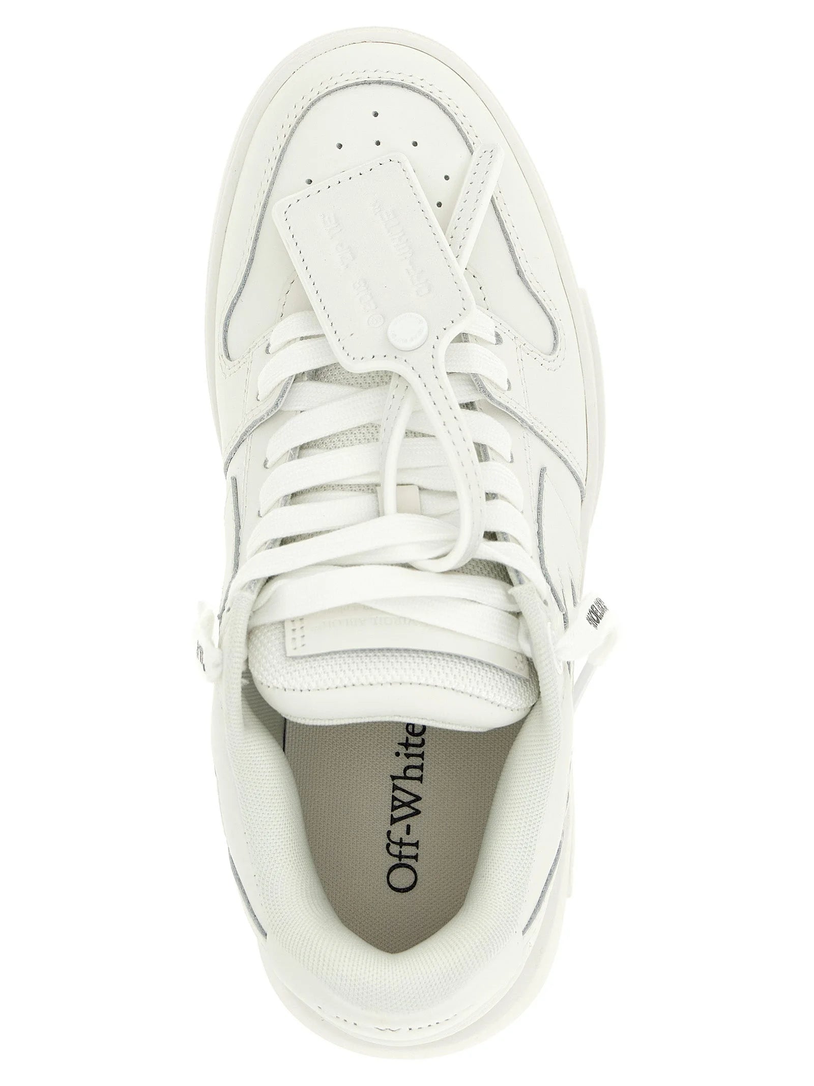 Off-White White Bovine Leather Sneakers - EU35/US5