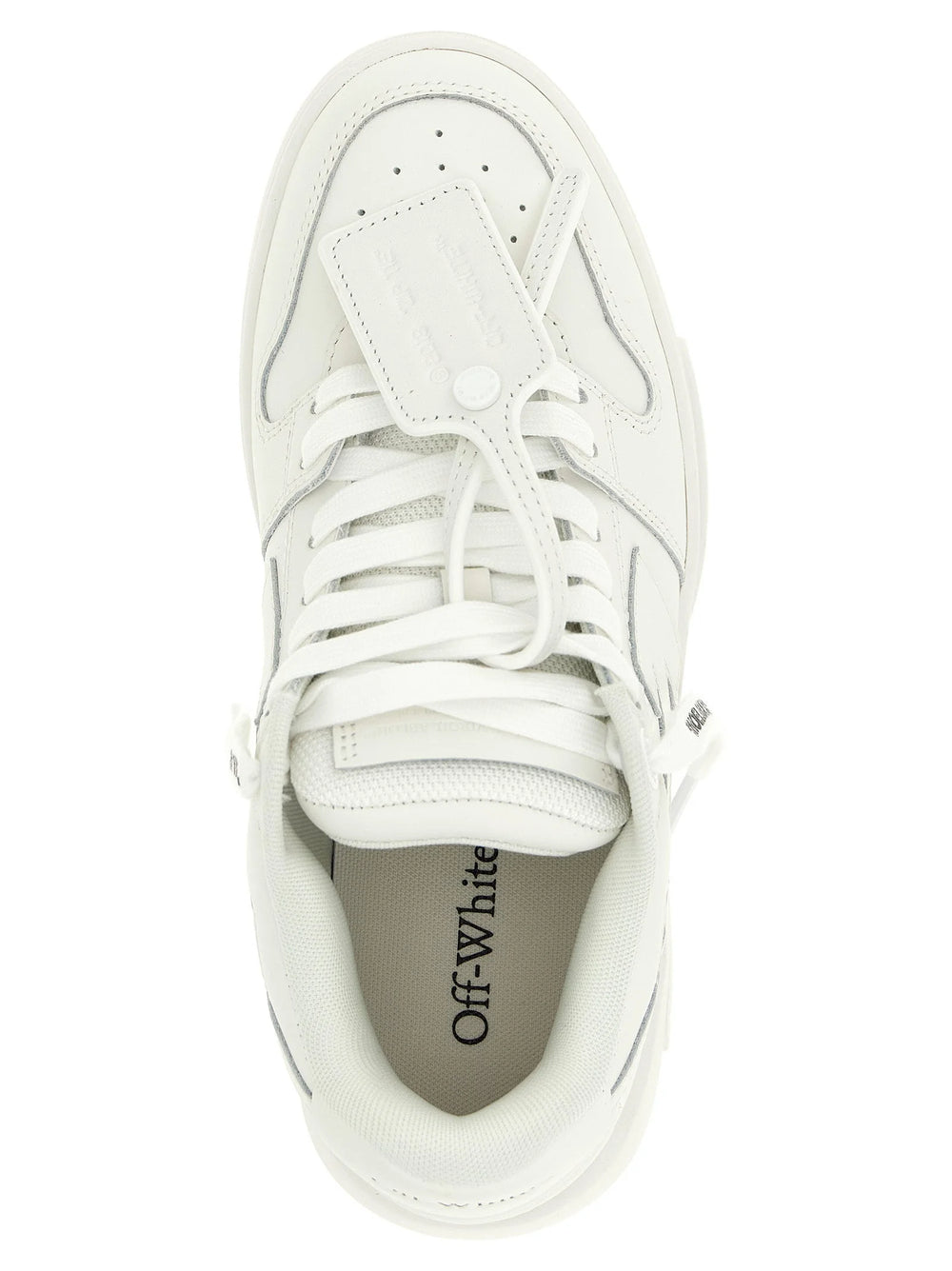 Off-White White Bovine Leather Sneakers - EU35/US5