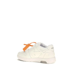 Off-White White Calf Leather Bos Taurus Athletic Sneakers