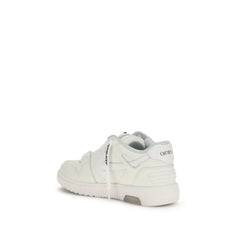 Off-White White Calf Leather Bos Taurus Athletic Sneakers