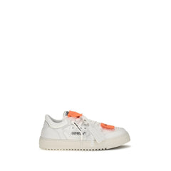 Off-White White Calf Leather Bos Taurus Low Top Sneakers