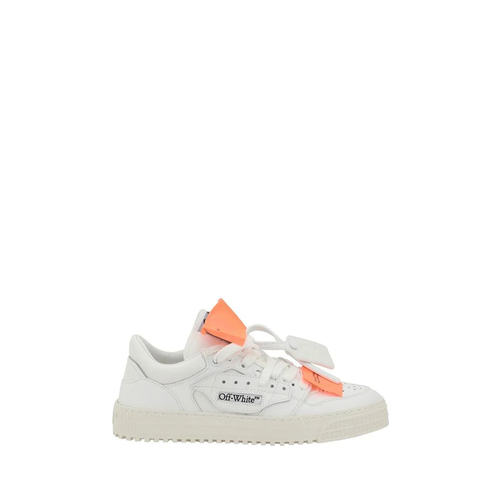 Off-White White Calf Leather Bos Taurus Low Top Sneakers - EU44/US11