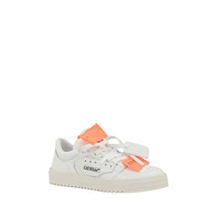 Off-White White Calf Leather Bos Taurus Low Top Sneakers - EU44/US11
