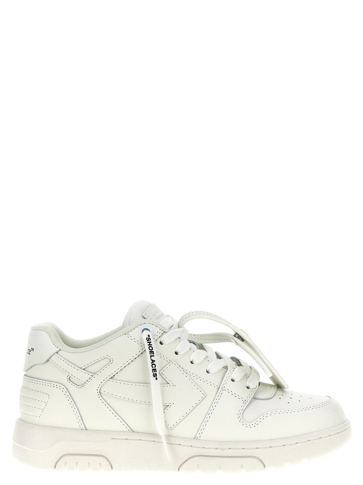Off-White White Calfskin Low Top Sneakers