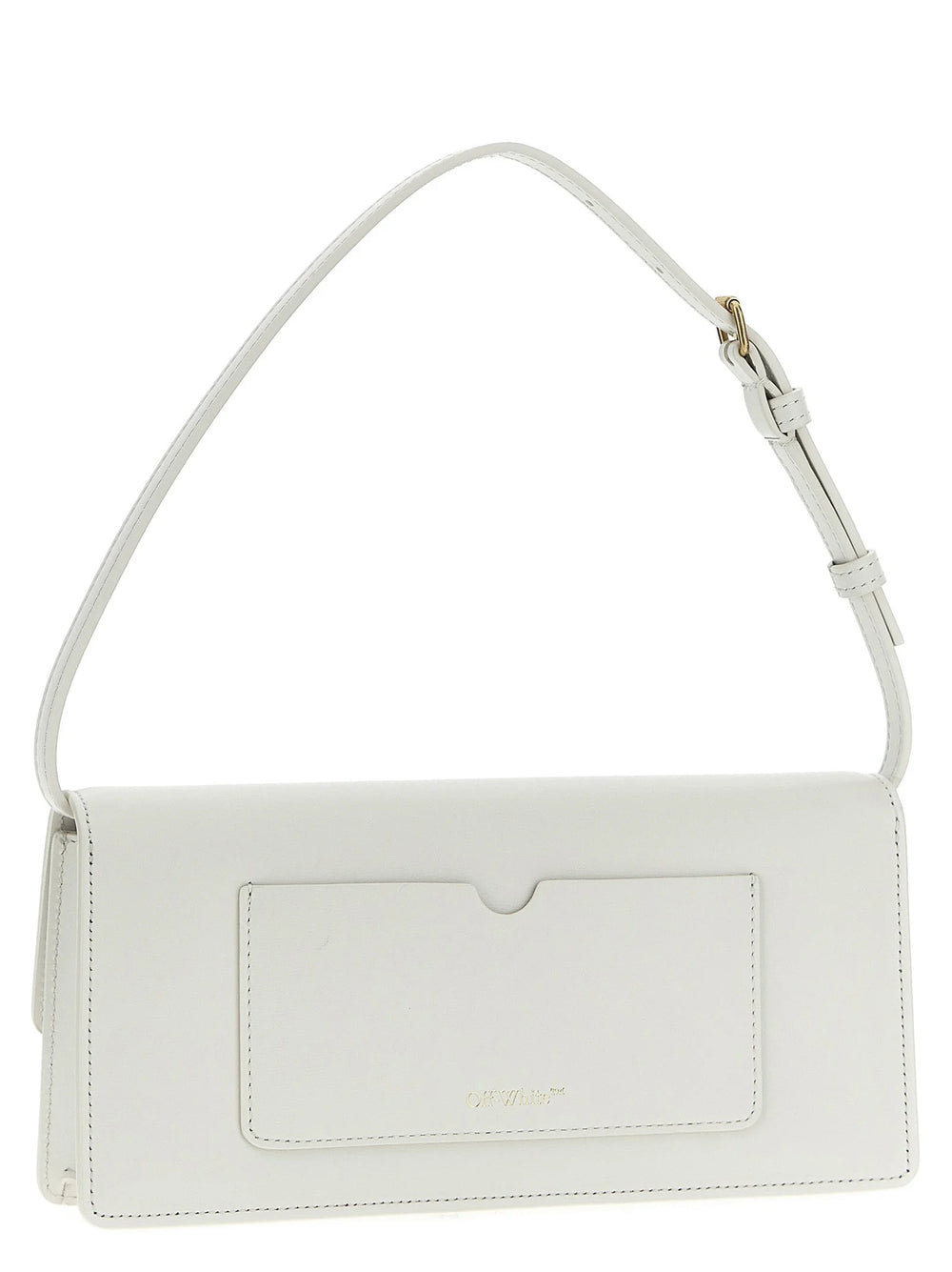 Off-White White Calfskin Shoulder Bag