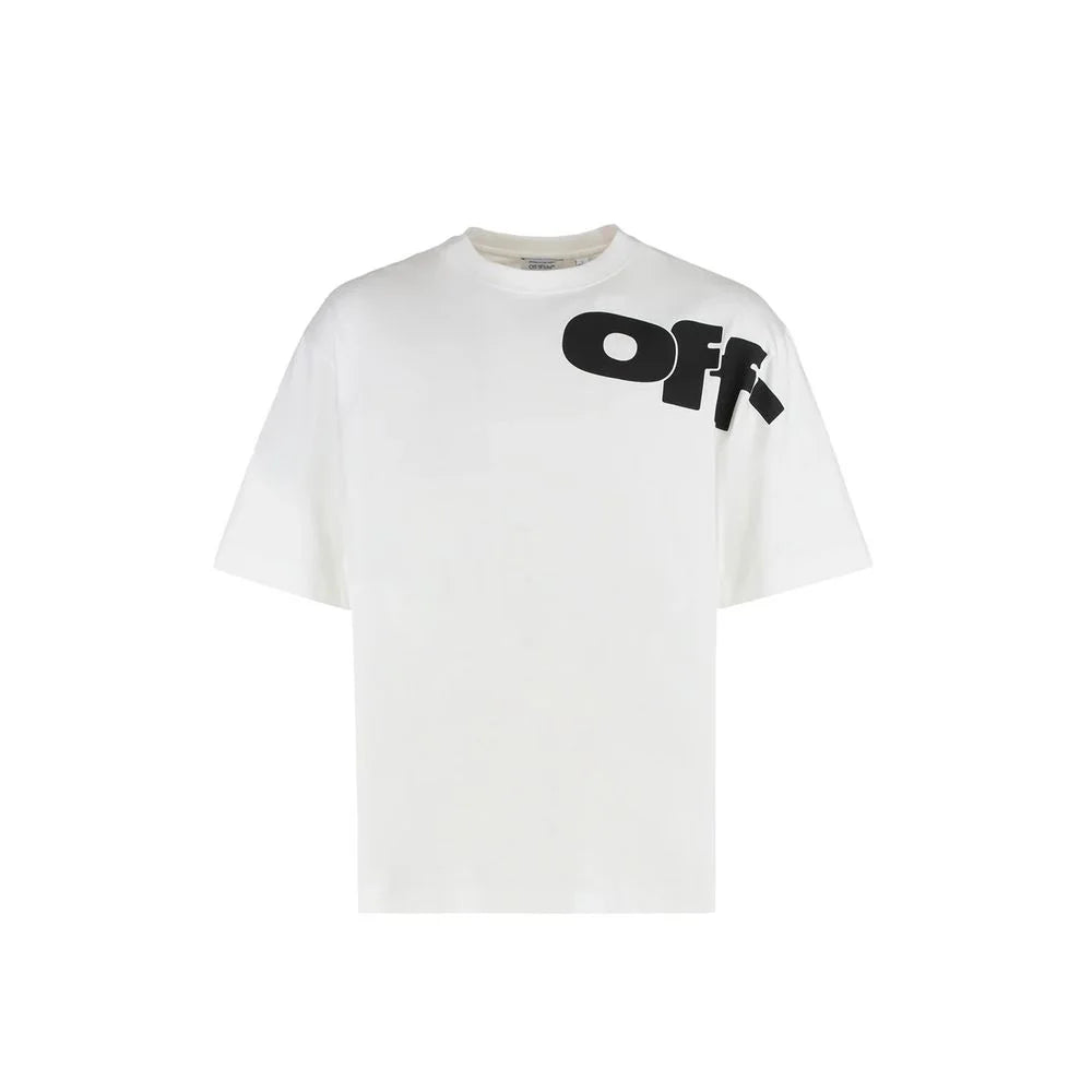 Off-White White Cotton T-Shirt