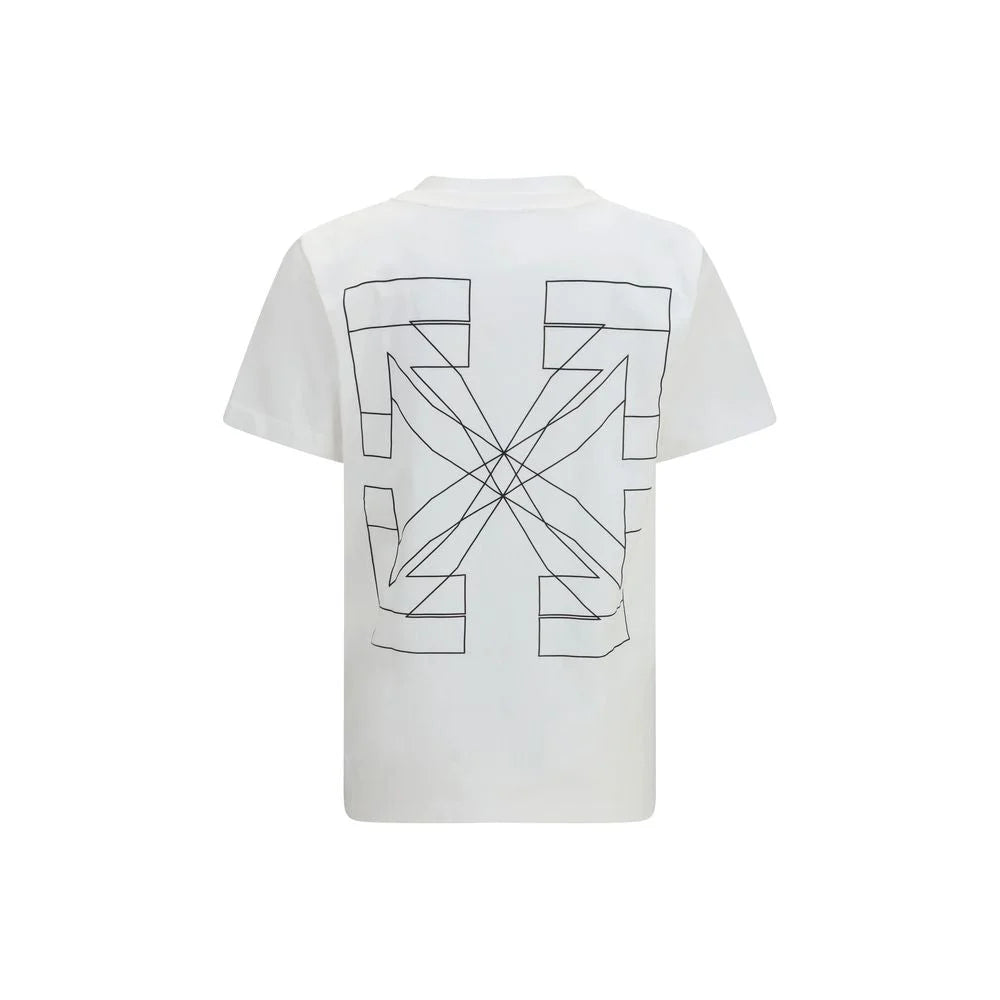 Tricou Off-White, alb, bumbac