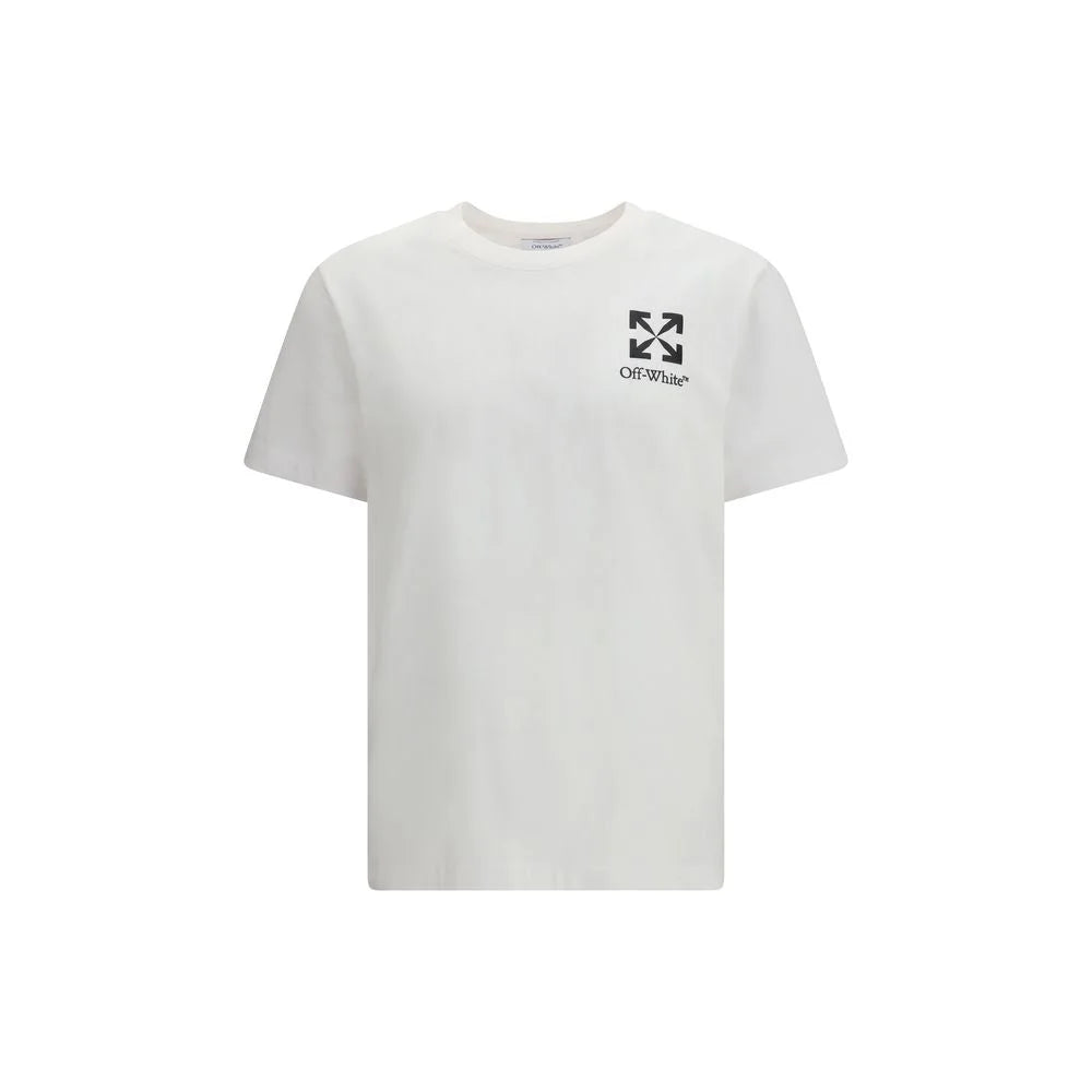 Off-White White Cotton T-Shirt - S