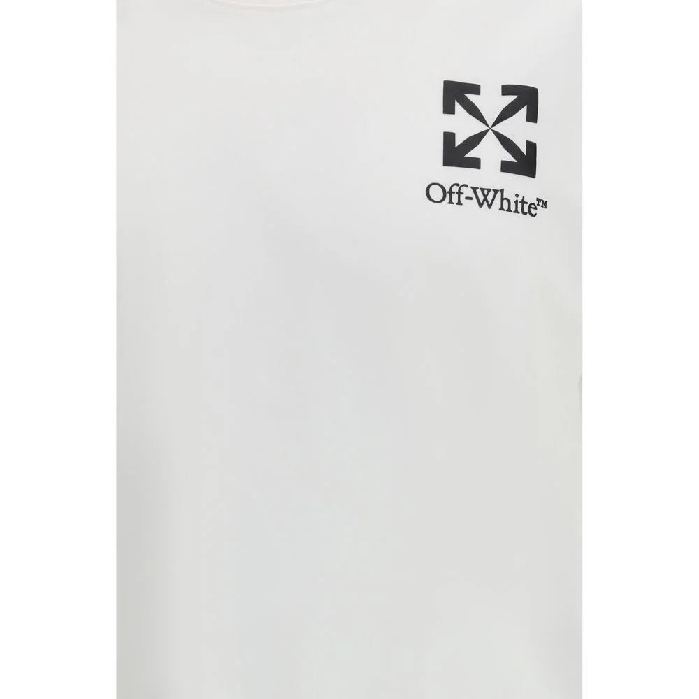 Off-White White Cotton T-Shirt - S