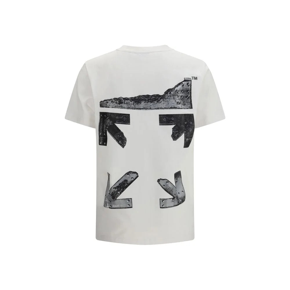 Off-White White Cotton T-Shirt - T-Shirts